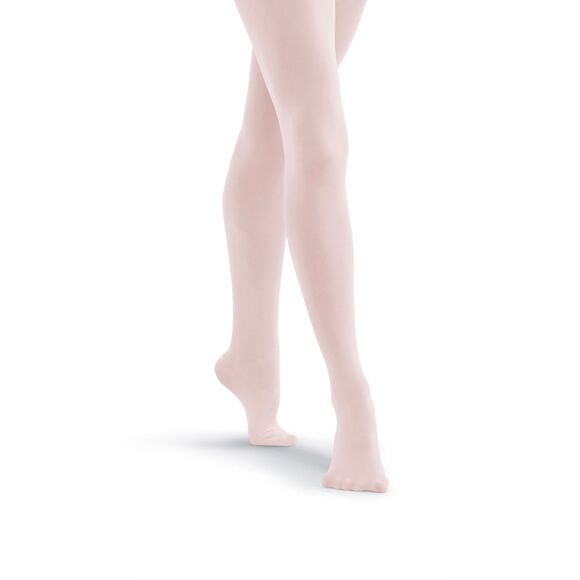 Danskin White Footed Tights by Balera Size Child Small 6 6x Style T99C New - Picture 1 of 5
